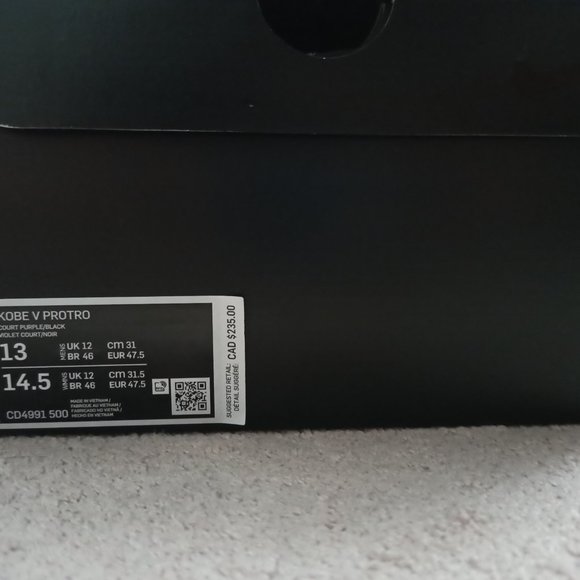 *NEW* NIKE KOBE 5 PROTRO - "Lakers 5x Champ" *RARE - Picture 7 of 8